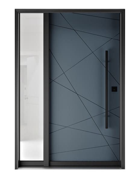 Single Entry Door with Sidelite Left